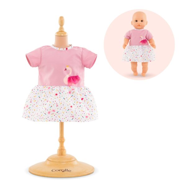 Robe Cygnes De Tendresse Pour Poupon Corolle