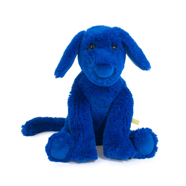 Peluche Chien bleu Ecole des Loisirs