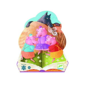 puzzle 'Les Trois Petits Cochons' de 24 pièces.