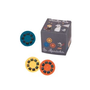 BOITE 3 DISQUES LAMPE MOUSTACHES