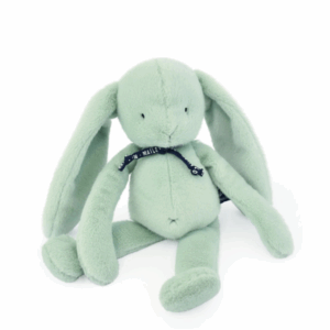 LE LAPIN MELOE 37CM VERT SAUGE