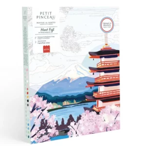 COFFRET PEINTURE AU NUMERO MONT FUJI