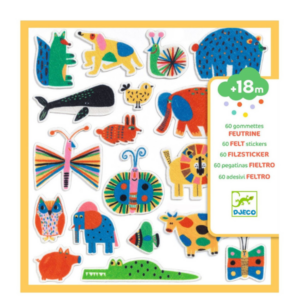 GOMMETTES FEUTRINE DES ANIMAUX PARTOUT !